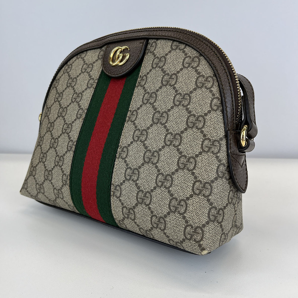 GUCCI Ophidia GG Shoulder Bag Canvas Beige - Picture 2 of 6